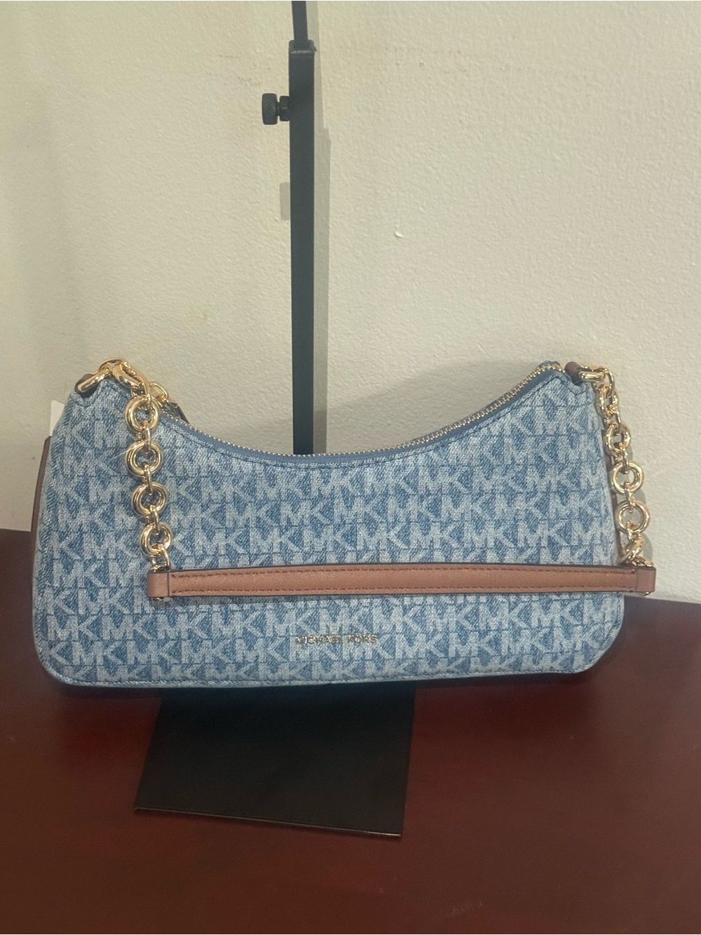 NWT Nolita Medium Signature Denim Chain Pochette - Picture 8 of 10
